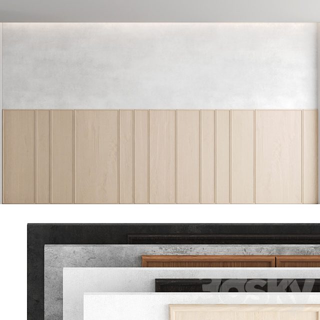 Decorative wall panel set 44