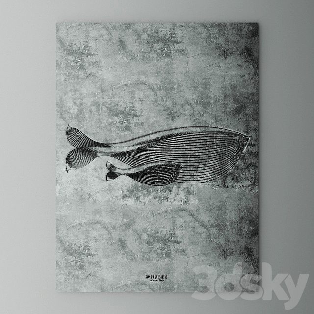 Decor for wall. Panel.