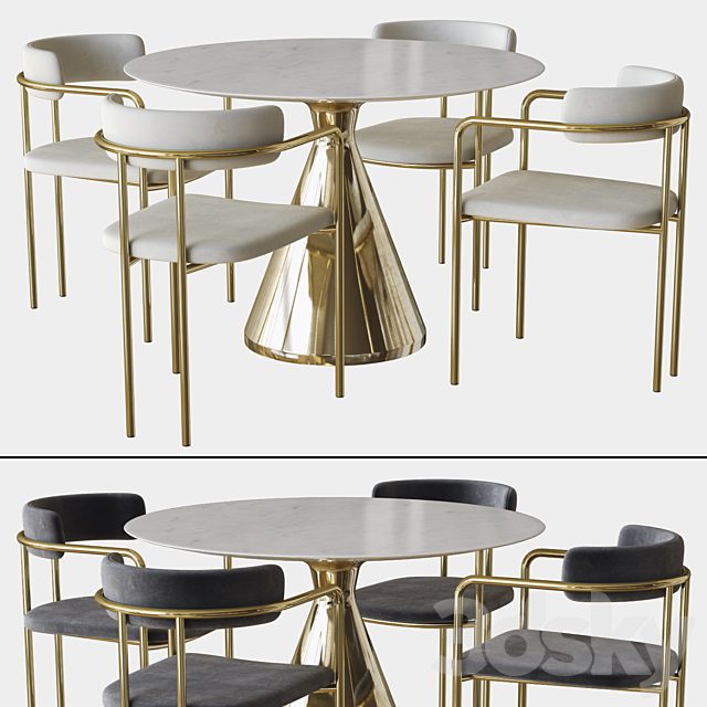 lenox dining chair and silhouette table west elm