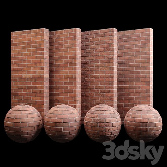 Red brick tiles