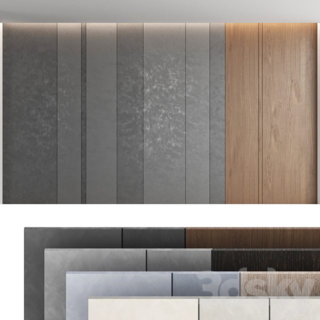 Decorative wall panel set 52