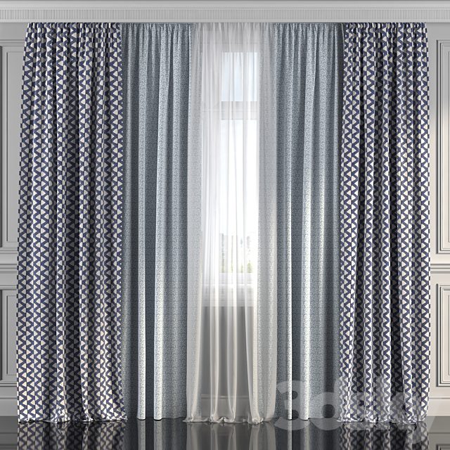 Curtains with window 212