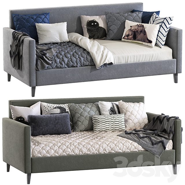 Bed-sofa Guizar Back Twin Daybed