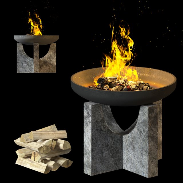 Fire Pit Concretika iron S80