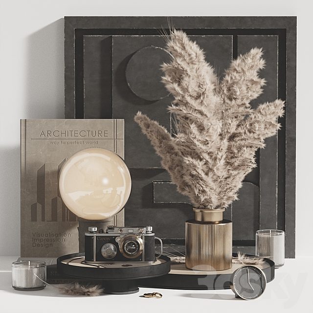 Pampas decor set