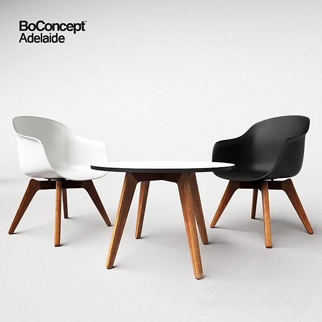 BoConcept Adelaide, chair and table