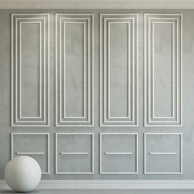 Decorative plaster with molding 115