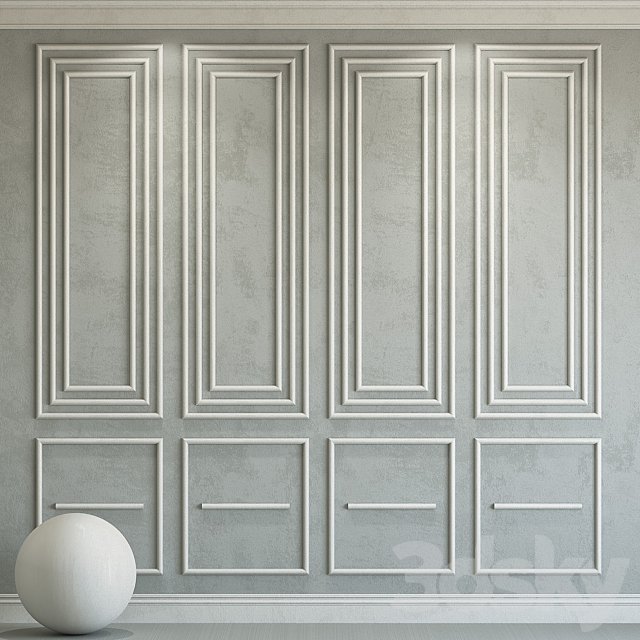 Decorative plaster with molding 115