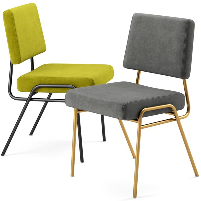 Wire Frame Upholstered Dining Chair Westelm