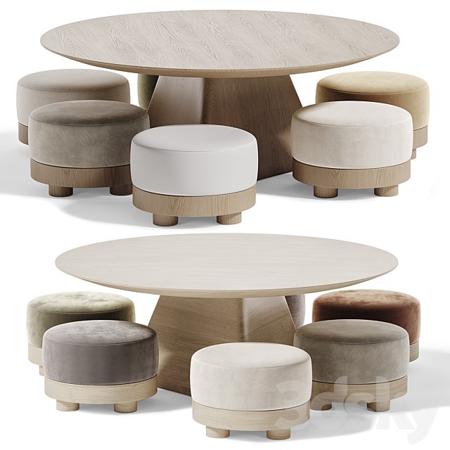 Children's table and chairs 04