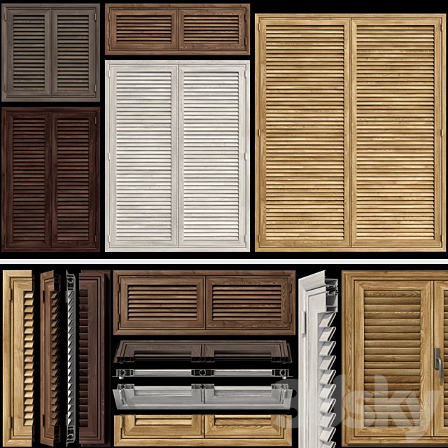 Shutter system for windows and doors