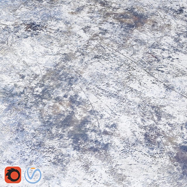 snow ground material