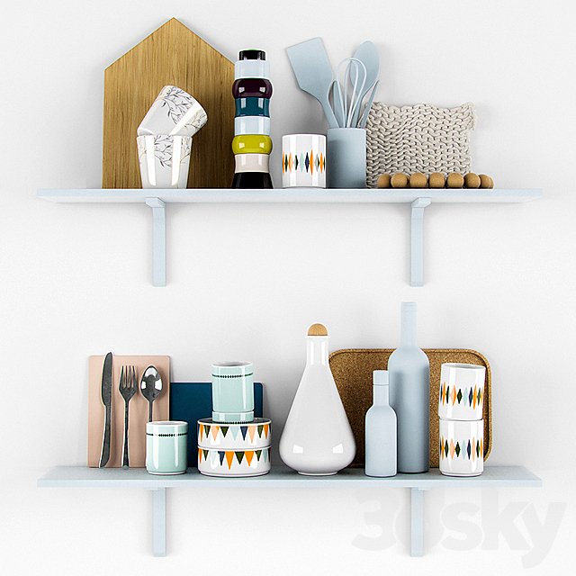 Crockery in the Scandinavian style