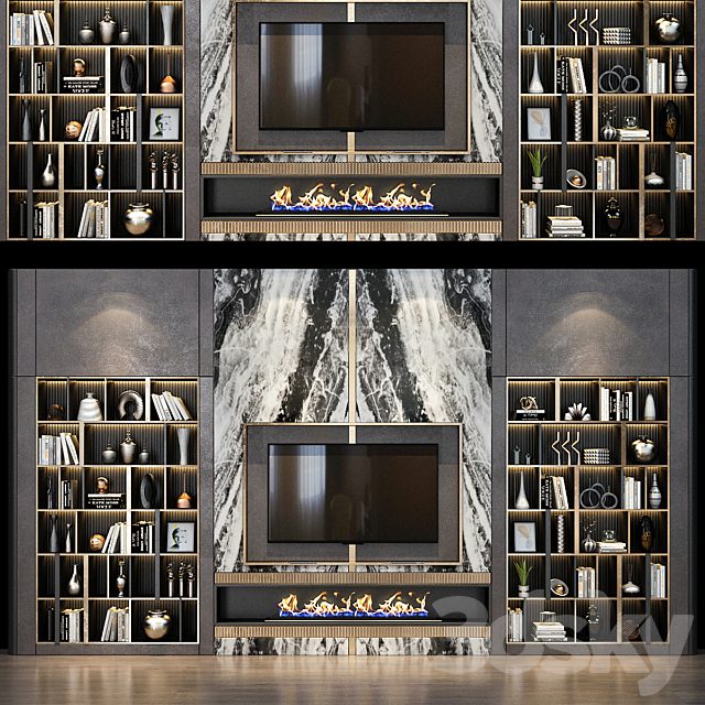 TV shelf 0278