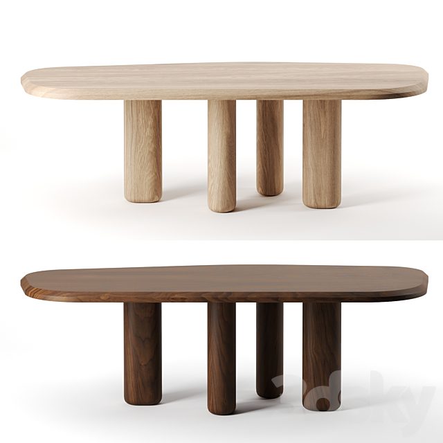 ROUGH DINING TABLE by Collection Particuliere
