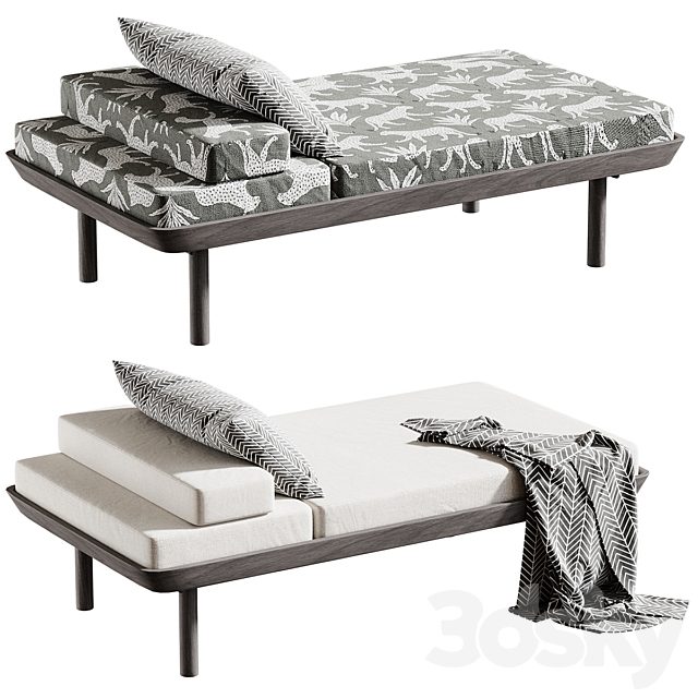 Modern minimalist daybed by Revival Rugs