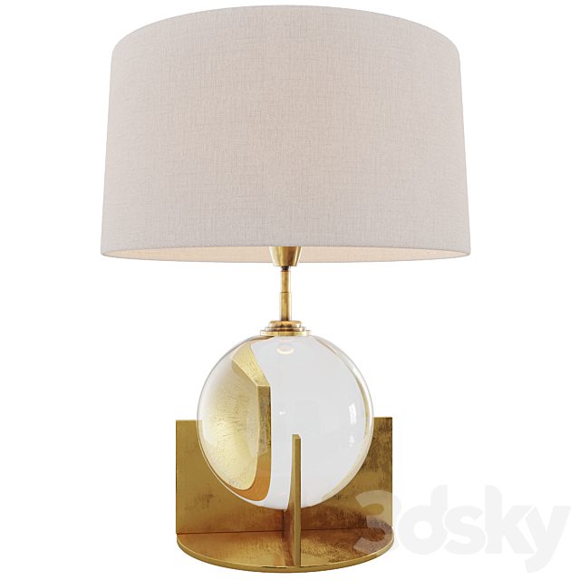 Eichholtz 114940 Table Lamp Fontelina antique brass finish incl sha