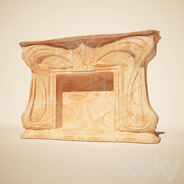 Fireplace Art Nouveau