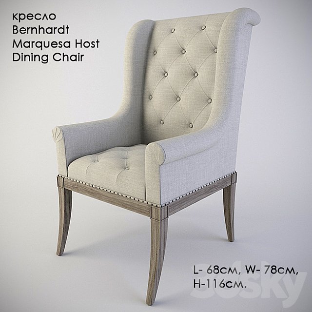 Chair Bernhardt Marquesa Host Dining Chair
