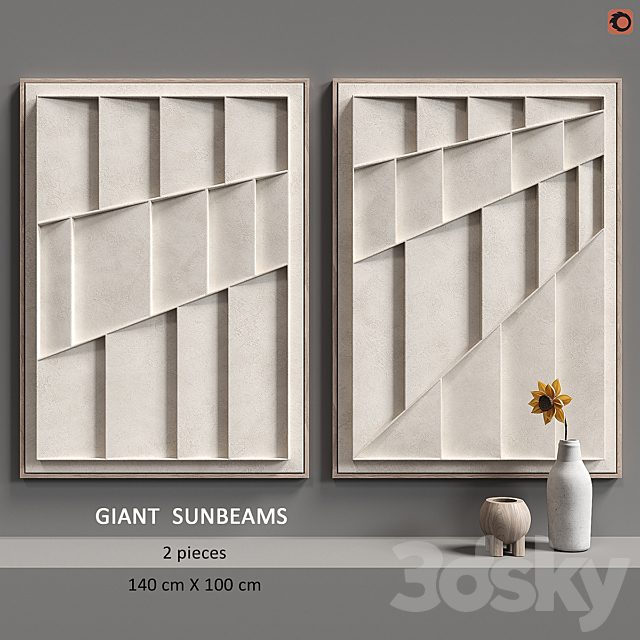 Relief GIANT SUNBEAMS