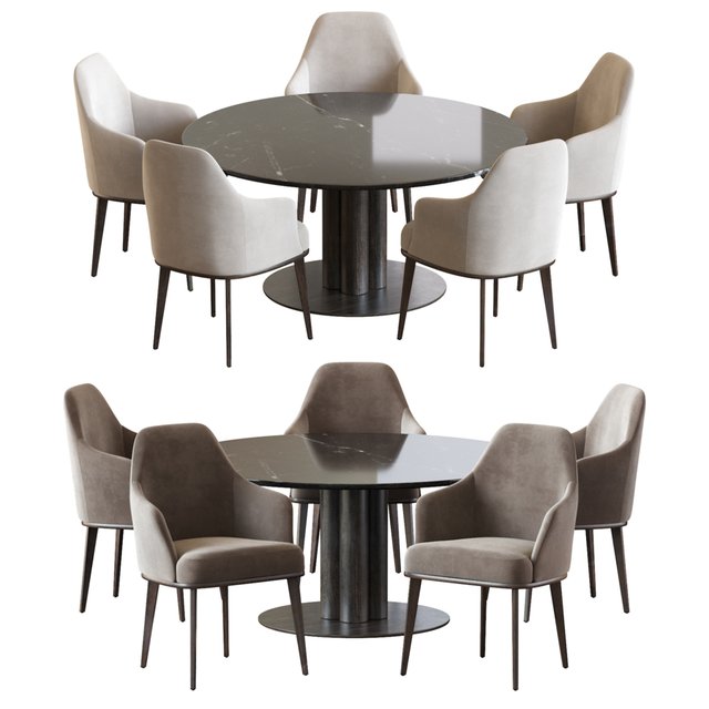 Chair Liam and Goya Arflex Table