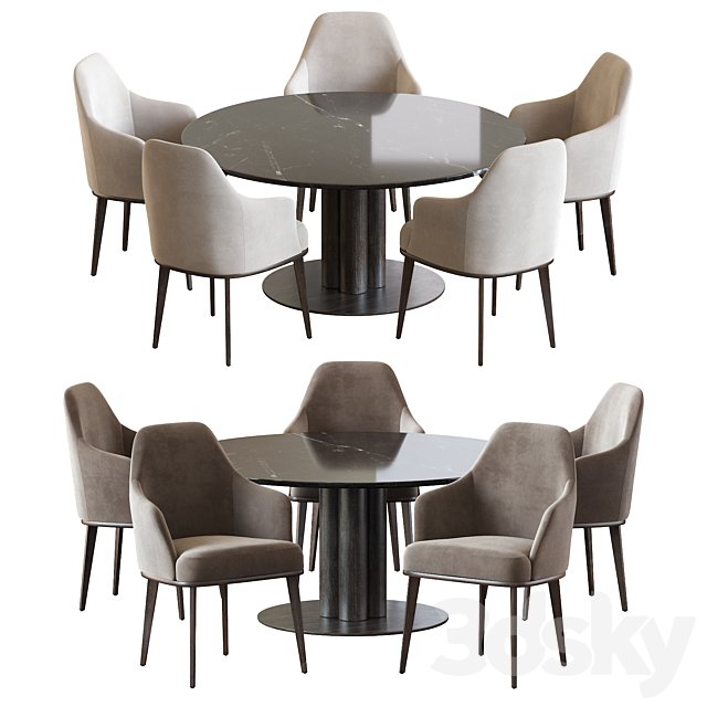 Chair Liam and Goya Arflex Table