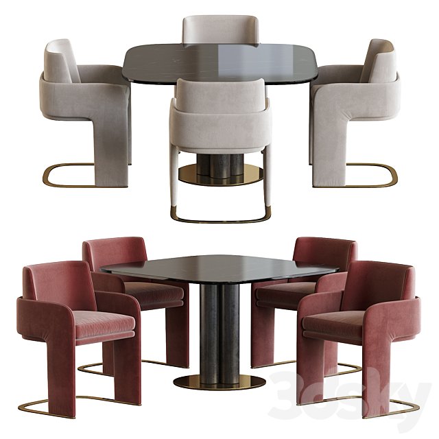 Odisseia Chair and Goya Arflex Table