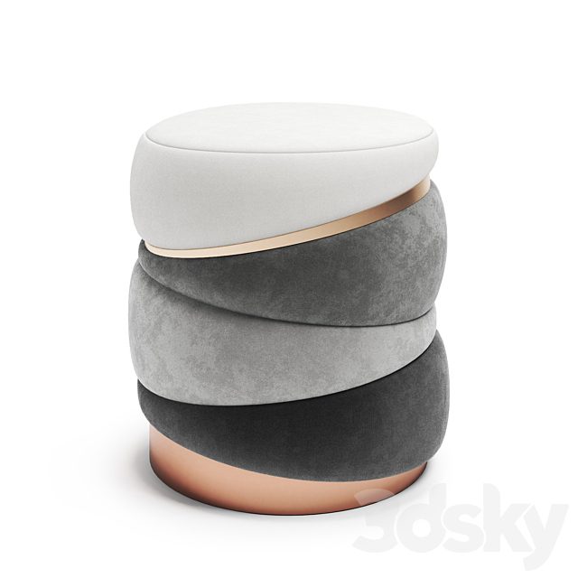 MURANTI Obsidian Stool