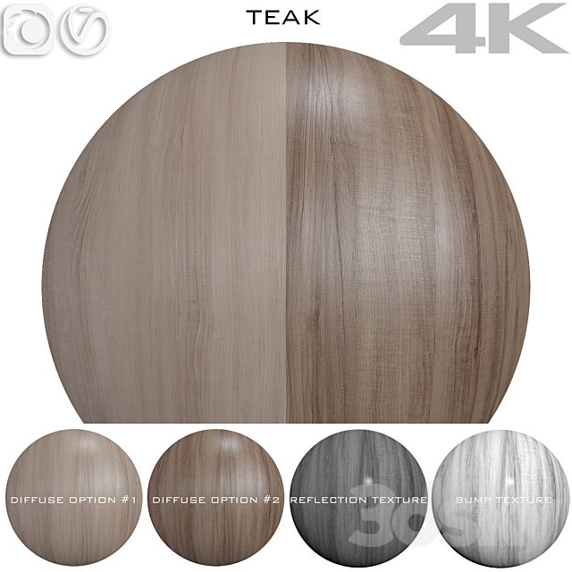 Seamless texture - Teak 2