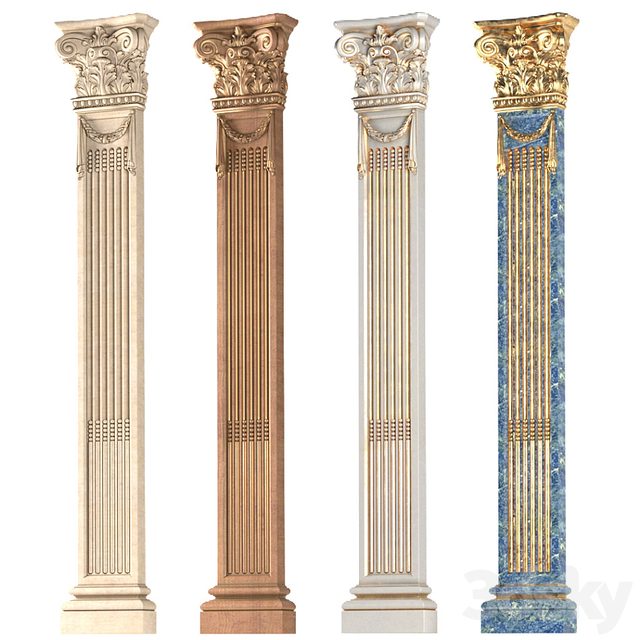 Pilaster in classic style.