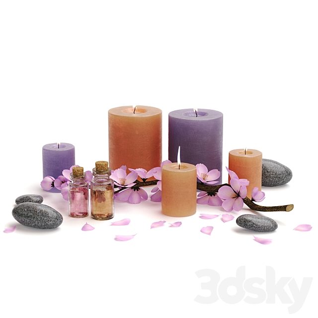 Set of candles
