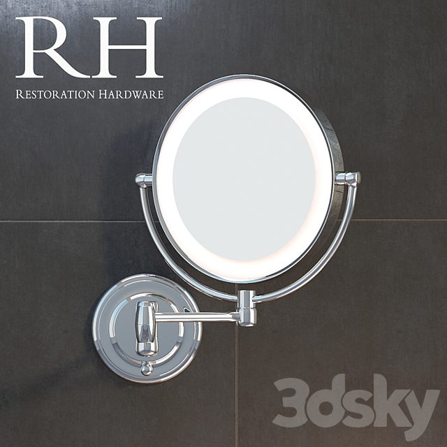 MODERN LIT EXTENSION MIRROR