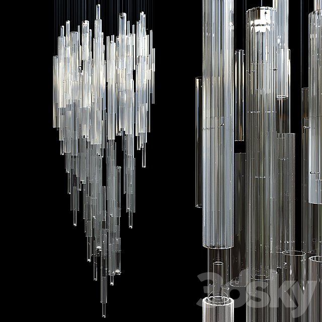 Lighting composition — trumpet, glass, Vargov®Design - LC0009