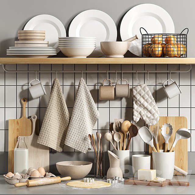 Decorative kitchen set 05