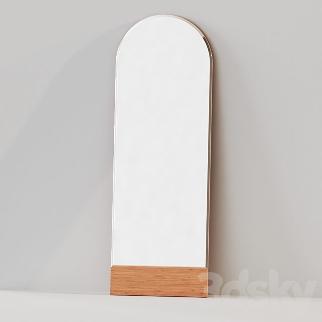 Temescal White Oak Floor Mirror by Pottery Barn