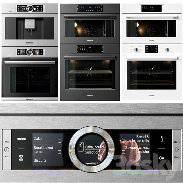 bosch double oven & coffeemaker collection