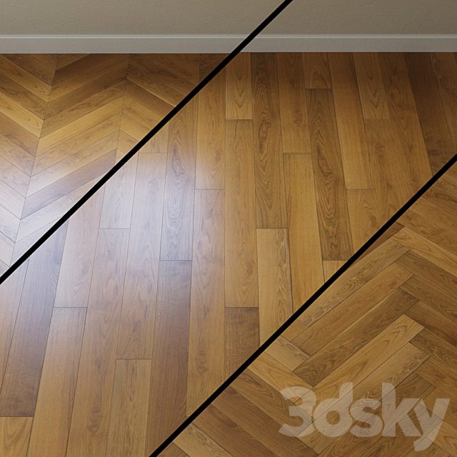 Parquet board Karelia Oak Grain Brown