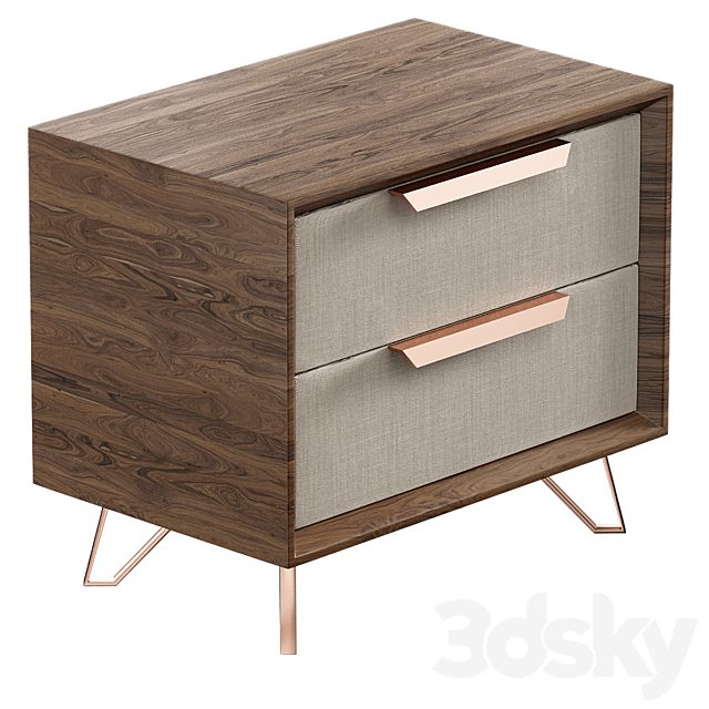 Grand 2 drawer nightstand