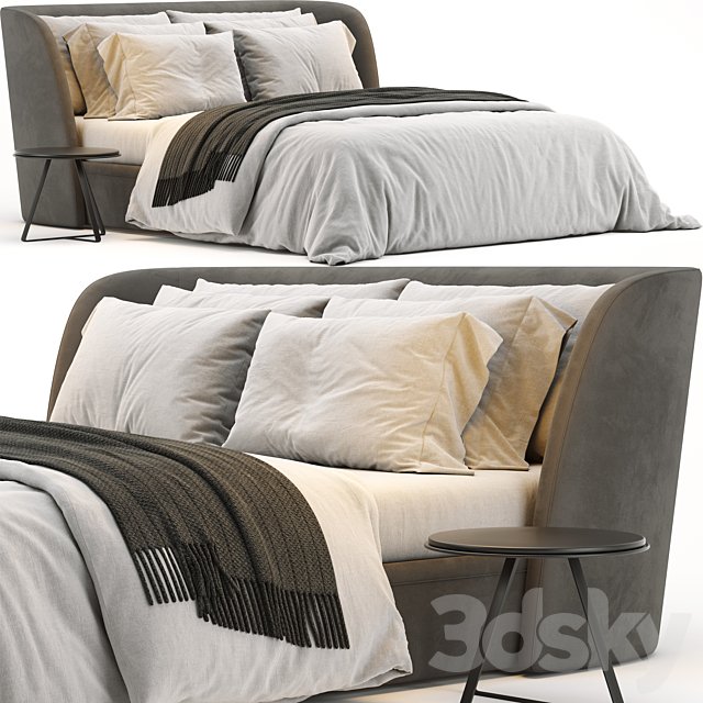 Rolf Benz 1400 Tondo Fabric Bed