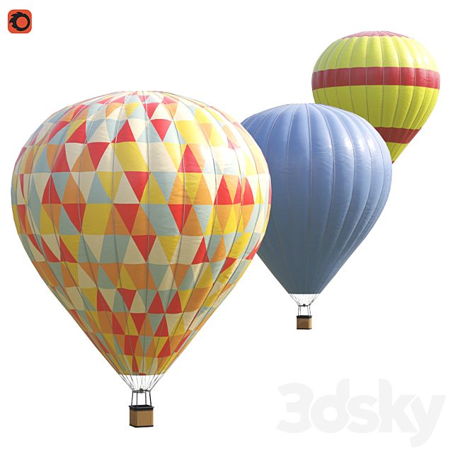 Hot air balloon / balloon
