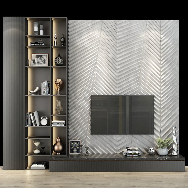 TV Wall set 0174