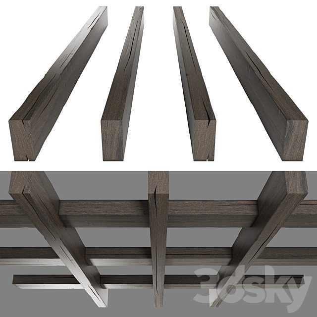 Wooden beams 4