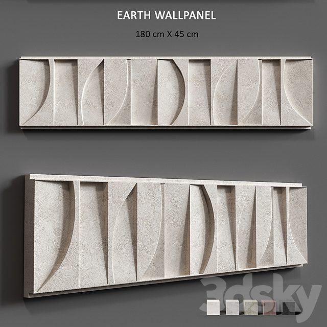 Relief Earth Wallpanel