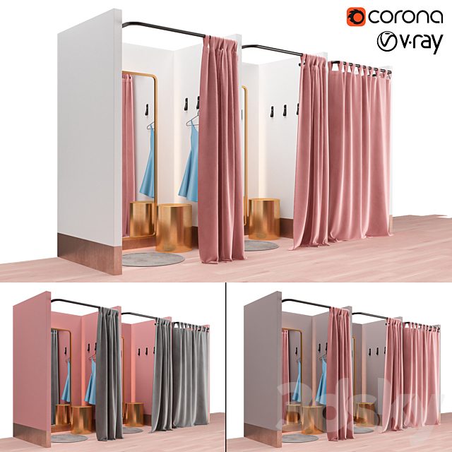 Fitting rooms