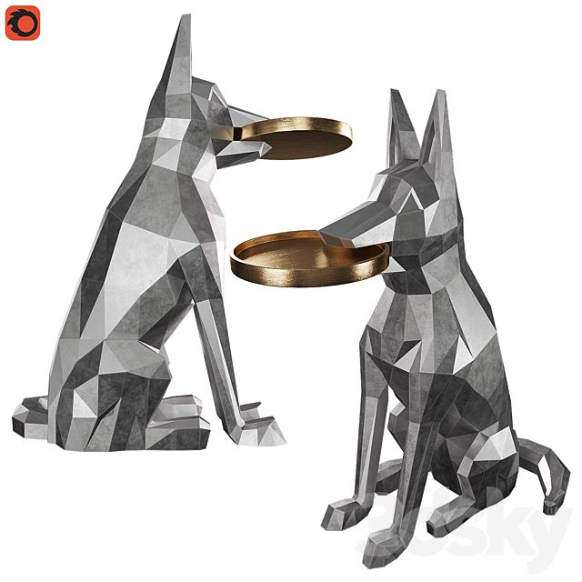 Dog coffee table