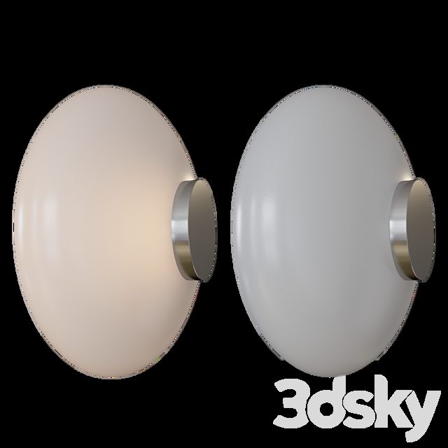 Raeyes / Raeyes wall/ceiling lamp made of matte opal glass
