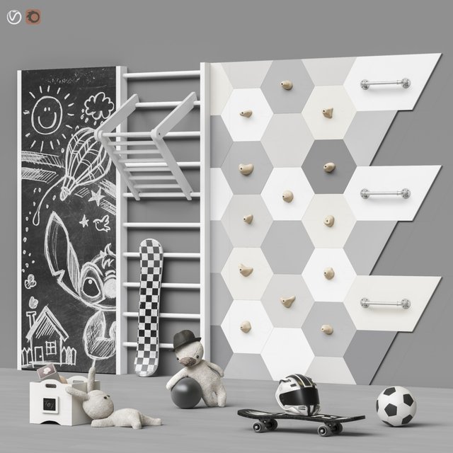 Toys and furniture set 91