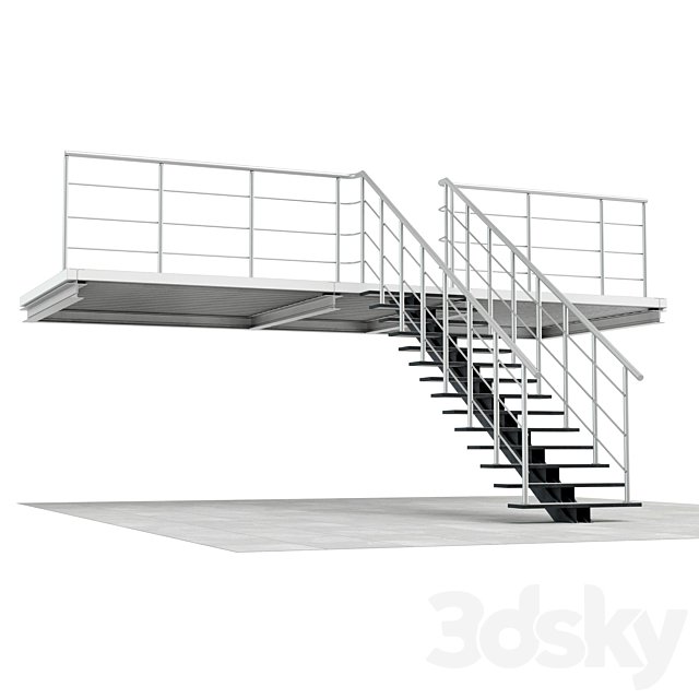 Warehouse stairs