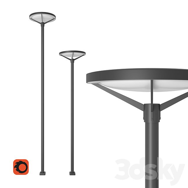 Street lamp - Street LED light 3
