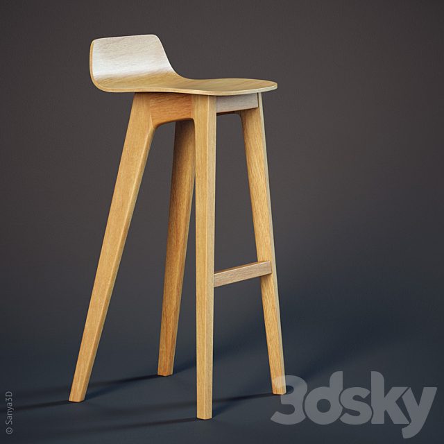 Morph bar chair by Zeitraum